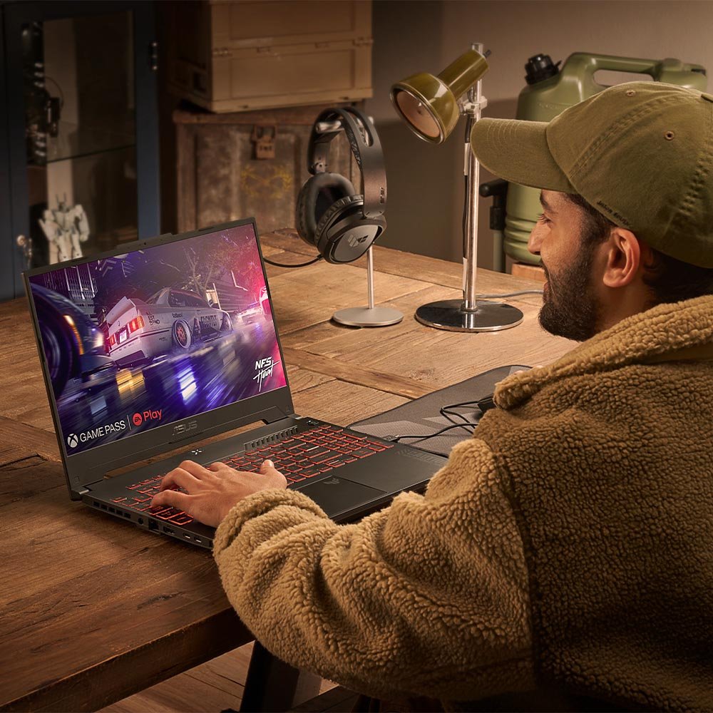 ASUS TUF Gaming A15 FA507NV-LP025W AMD Ryzen™ 5 7535HS Laptop 39.6 cm (15.6") Full HD 16 GB DDR5-SDRAM 512 GB SSD NVIDIA GeForce RTX 4060 Wi-Fi 6 (802.11ax) Windows 11 Home Black, Grey - Image 11