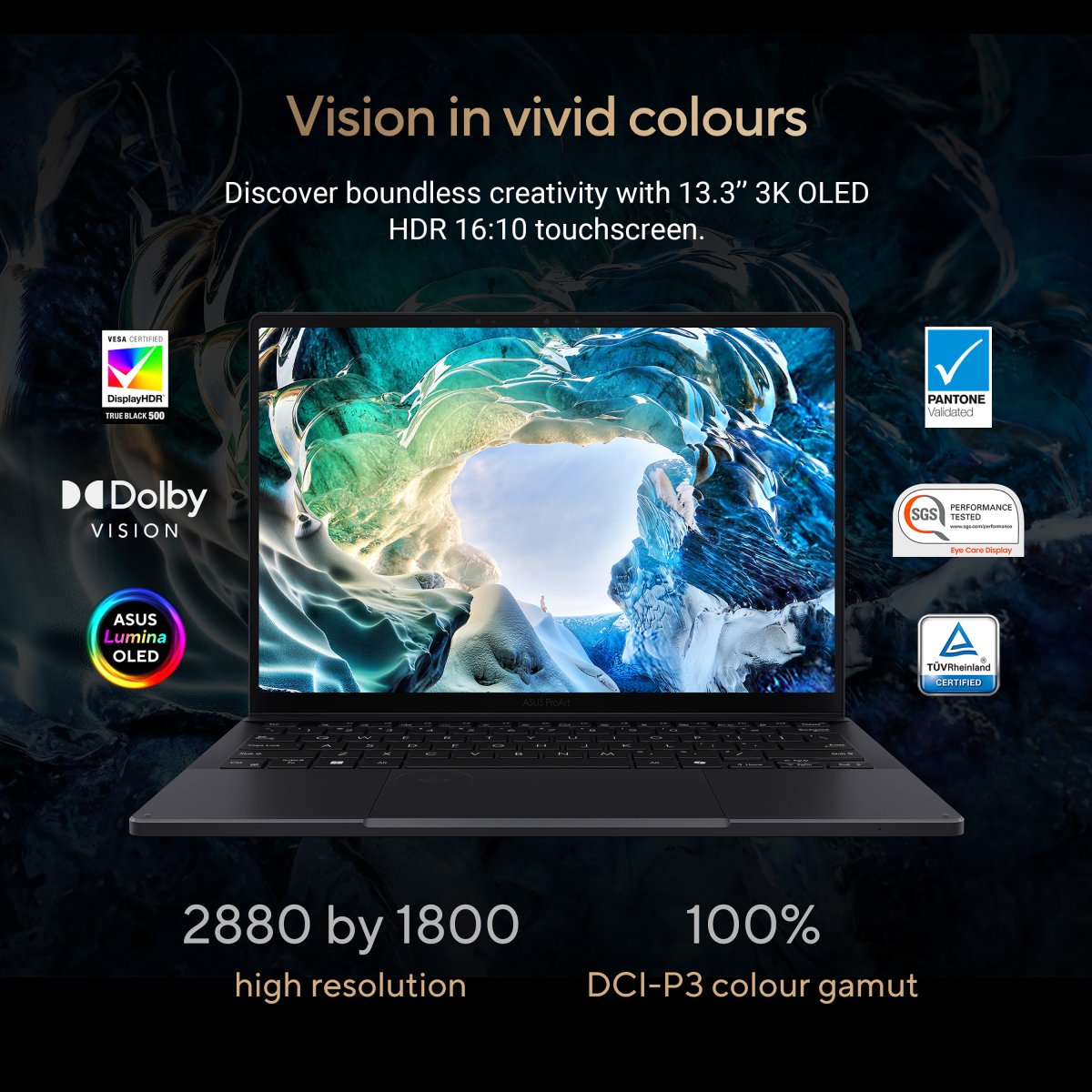ASUS ProArt PX13 HN7306WV-LX009W Copilot+ PC AMD Ryzen AI 9 HX 370 Hybrid (2-in-1) 33.8 cm (13.3") Touchscreen 3K 32 GB LPDDR5x-SDRAM 1 TB SSD NVIDIA GeForce RTX 4060 Wi-Fi 7 (802.11be) Windows 11 Home Black - Image 10
