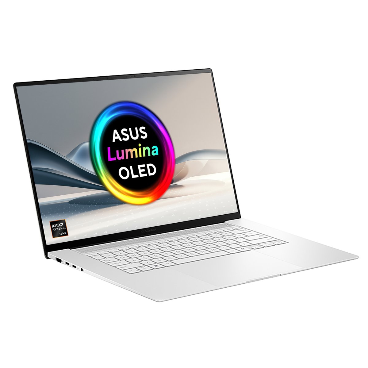 ASUS Zenbook S16 UM5606WA-RJ091W AMD Ryzen AI 9 HX 370 Laptop 40.6 cm (16") Touchscreen 3K 32 GB LPDDR5x-SDRAM 1 TB SSD Wi-Fi 7 (802.11be) Windows 11 Home White - Image 2