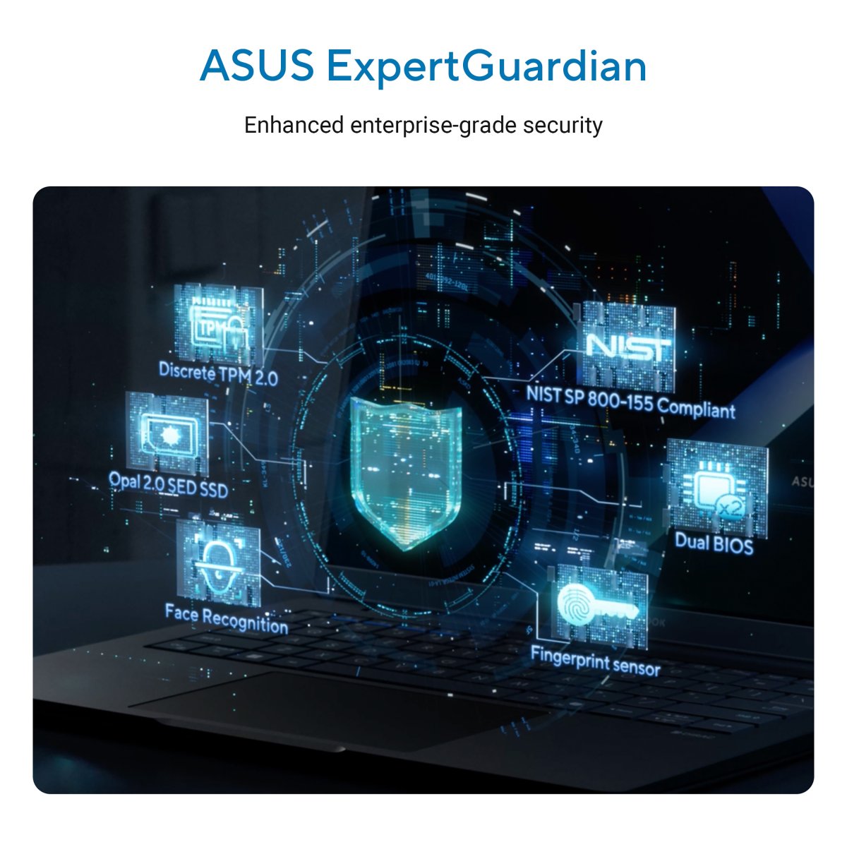 ASUS ExpertBook B5 B5405CC-LYU715X Intel Core Ultra 7 255H Laptop 35.6 cm (14") WUXGA 16 GB DDR5-SDRAM 512 GB SSD Wi-Fi 7 (802.11be) Windows 11 Pro Black - Image 12
