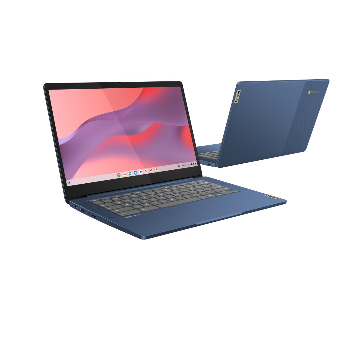 Lenovo IdeaPad Slim 3 Chrome 14M868 MediaTek Kompanio 520 Chromebook 35.6 cm (14") Full HD 8 GB LPDDR4x-SDRAM 128 GB eMMC Wi-Fi 6 (802.11ax) ChromeOS UK English Blue - Image 7
