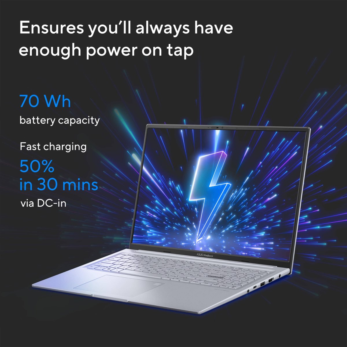 ASUS Vivobook 16X K3605ZU-N1058W Intel® Core™ i7 i7-12650H Laptop 40.6 cm (16") WUXGA 16 GB DDR4-SDRAM 512 GB SSD NVIDIA GeForce RTX 4050 Wi-Fi 6E (802.11ax) Windows 11 Home Silver - Image 12