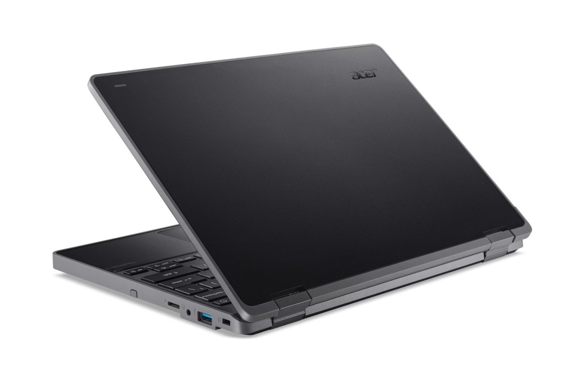 Acer TravelMate B3 Spin 11 TMB311RN-33-TCO - Flip design - Intel N-series - N100 / up to 3.4 GHz - Win 11 Pro Education - UHD Graphics - 8 GB RAM - 128 GB SSD NVMe - 11.6" IPS touchscreen 1920 x 1080 (Full HD) - Wi-Fi 6E, Bluetooth - shale black - kbd: UK - Image 5